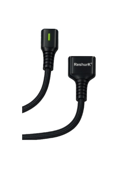 Ferro Reshurk Re-053 Usb-c & Type-c Ledli 1000cm 3a Hızlı Data - Şarj Hasır Kablo