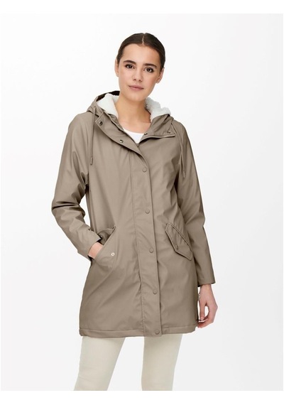 Only Onlsally Raıncoat Otw Noos Kadın Mont Taş 001