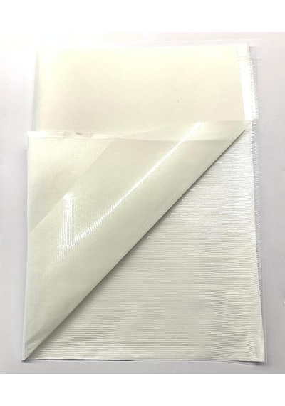 Bsn Tela 1x1 Metre 50 Micron - Çift Taraflı Yapışkan Tela - Arma Yapıştırma Telası - Laminasyon Telası - Dikiş