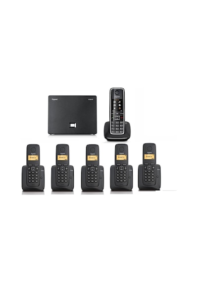 Gigaset C530 IP 6 Dahili Dect Telsiz Kablosuz Telefon Santrali