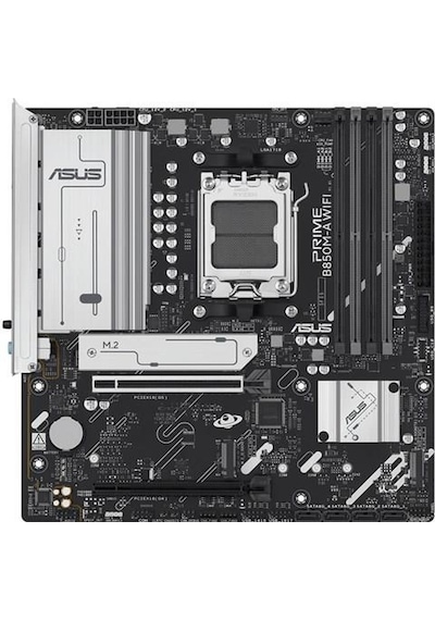 Asus Prıme B850m-a Wıfı6e Ddr5 Hdmı-dp Typec Pcıe 5.0 Am5 Matx
