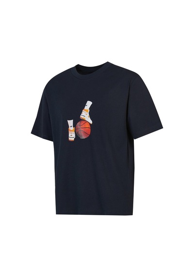 New Balance Nb Lifestyle Erkek T-shirt Lacivert