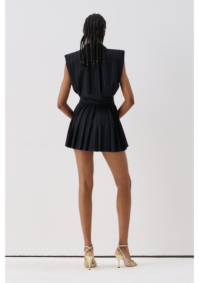 Sagaza Studio Ss6190 Lily Dress Sıyah Cızgı