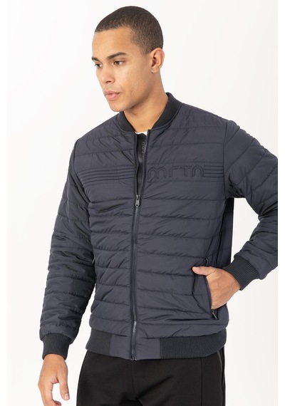 Maraton Sportswear Regular Erkek Hakim Yaka Takma Kol Outdoor Lacivert Mont 21741-lacivert Lacivert
