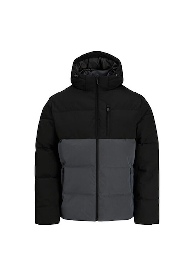 Jack & Jones Jack Jones Jjebecks Puffer Sn Erkek Günlük Mont 12298858-asphalt Gri