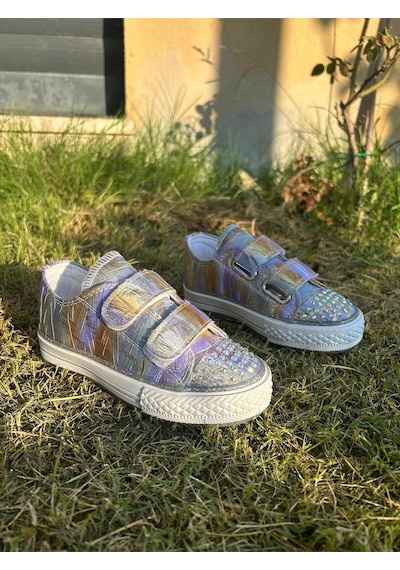 Scarpe Magiche Lila Pile Kız Çocuk Ayakkabısı Işıklı 31-35 Numara Arası Işıksızdır Çok Renkli