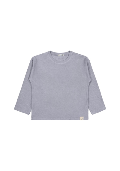 Civil Boys Jakarlı Basic 6-9 Yaş Sweatshirt - Gri