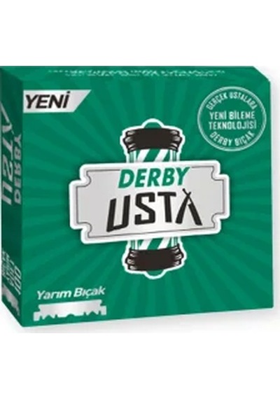 Derby Usta 100 Parça .berber Kırık Jilet Go-53-vice 02233