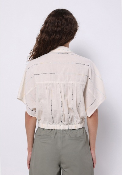 Colin's Colins Regular Fit Shirt Neck Nakışlı Kadın Ekru Kısa Kol Gömlek Cl1074253 Q1.v1 Ecr Ekru Colin's Colins Regular Fit Shirt Neck Nakışlı Kadın Ekru Kısa Kol Gömlek Cl1074253 Q1.v1 Ecr Ekru