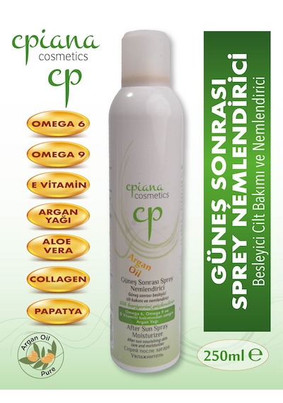Sprey Güneş Sonrası Argan Yağlı Krem 250ml Nitrojen Gazlı
