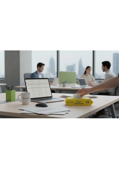 Flyfix Limon Kokulu Yüzey Temizlik Havlusu 12 Li Paket