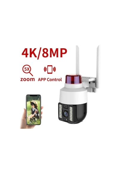 Int-cmr21 Sd-kart Destekli Hareketli Sesli Gece Renkli Ptz Akıllı Wifi Güvenlik Kamerası