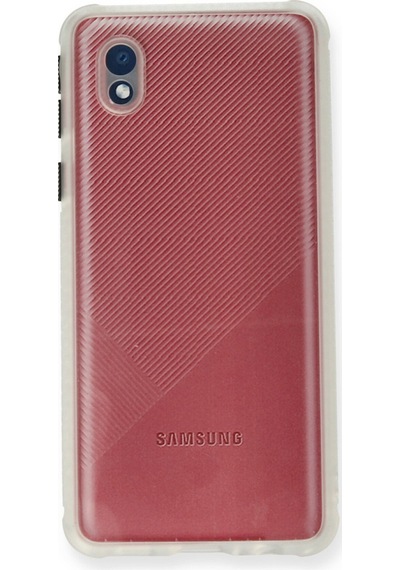 Galaxy Uyumlu A01 Core Kılıf Miami Şeffaf Silikon - Şeffaf