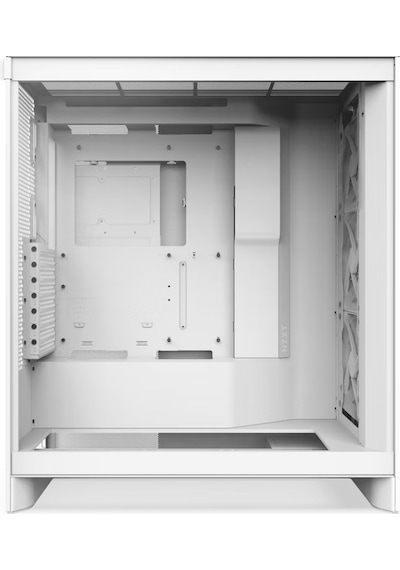 Nzxt H7 Flow 2024 CM-H72FW-01 Temperli Cam USB 3.2 ATX Mid Tower Kasa Beyaz