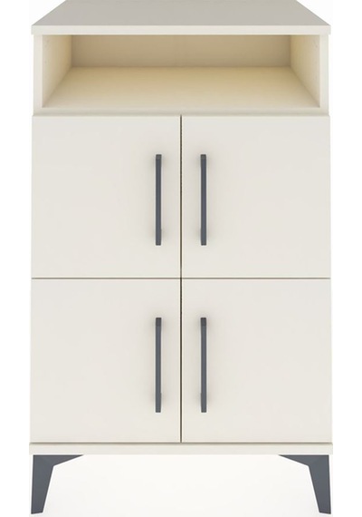 Hyperion Komodin 2 Raflı 4 Kapaklı 60x44x96 Aytaşı-aytaşı Aytaşı