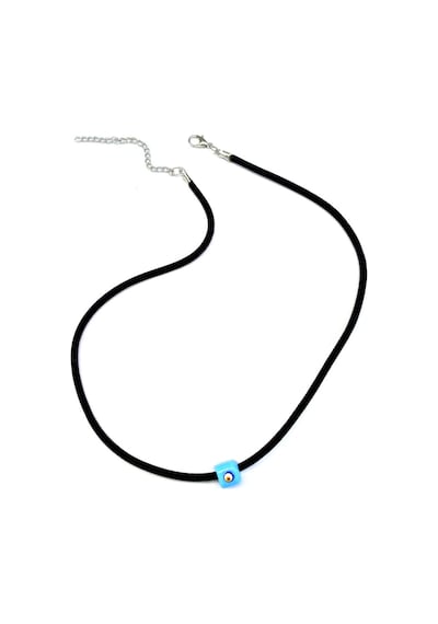 X-Ladyaccessories Cam Göz Kadife Kolye Çok Renkli
