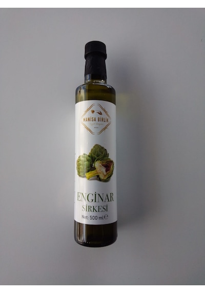 Enginar Sirkesi Cam Şişe Doğal Fermantasyon 500 Ml