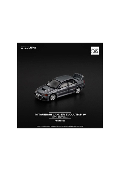 Pop Race Mitsubishi Lancer Evolution Iv 1:64 Diecast Model Car Rally Icon Pr64-0327