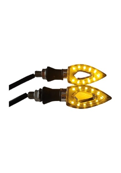 Motosiklet Led Sinyal Takımı Üçgen 2'li