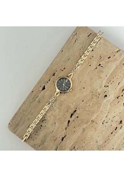 Electra Gold Siyah Saat
