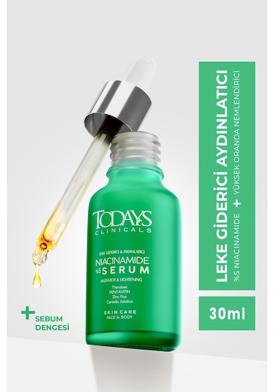 TODAYS CLİNİCALS %5 Niacinamide + Aydınlatıcı Serum