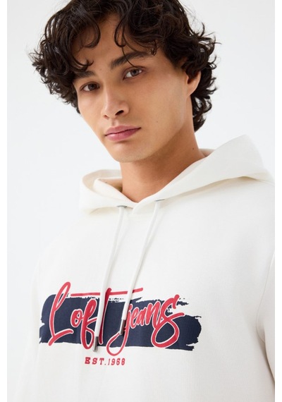 Loft Erkek Sweatshirt Lf2041912 Beyaz