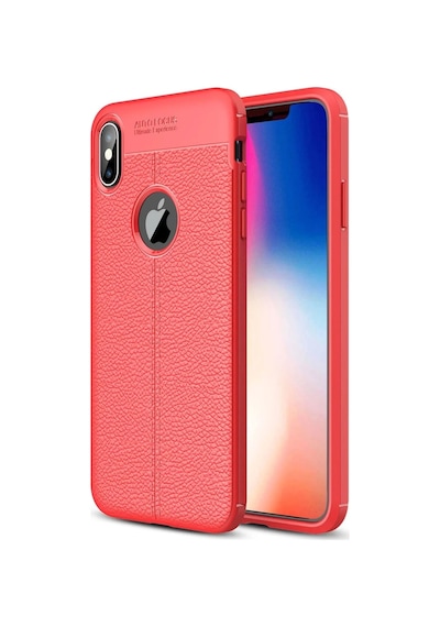 Apple iPhone Uyumlu  Xs Max Uyumlu Kılıf Auto Focus Kapak - Kırmızı
