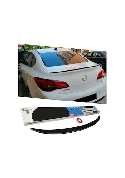 Opel Astra J Sedan Bagaj Üstü Piano Black Spoiler 2010-2015