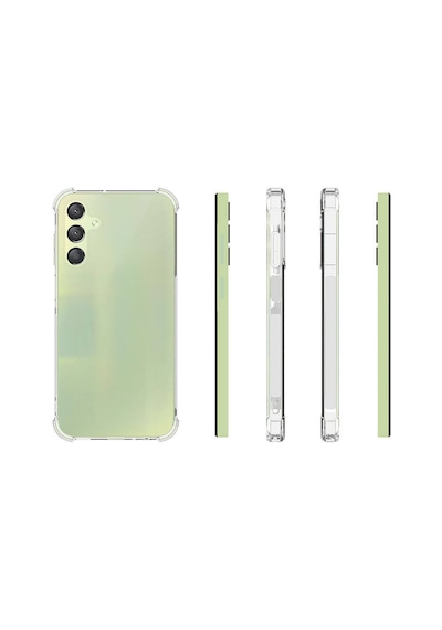 Samsung Uyumlu GalaxyA15 Kılıf Darbe Önleyici Anti Shock Özellikli Kamera Korumalı Silikon Celikaksesuar Şeffaf