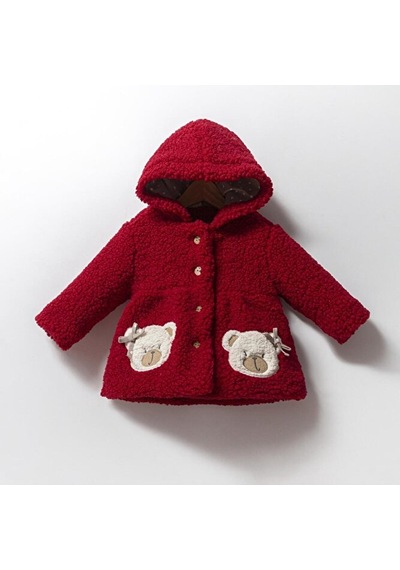 Cumino Rabbit Bebek Mont Kırmızı