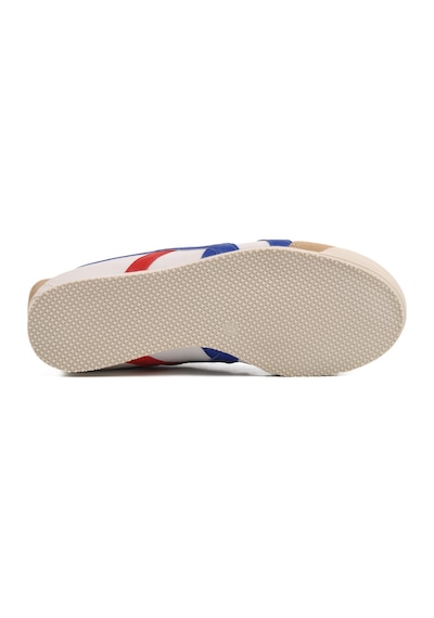 Beyaz Mavi Bağcıklı Unisex Spor Ayakkabı E-2013 G Beyaz-mavi-kırmızı Beyaz