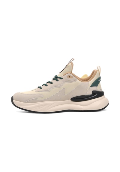 Guja 23k550 Hakiki Deri Erkek Sneaker Bej