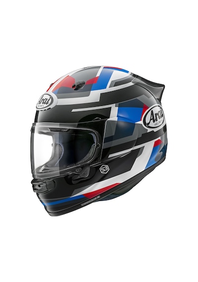 Araı Kask-quantıc Abstract Blue Çok Renkli