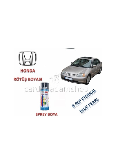 Honda Civic 2001-2005 Rötuş Boyası B-96P Eternal Blue Pearl 400Ml (520384026)