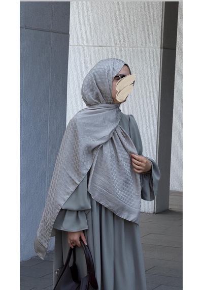 Qalortex Scarf Premium Pamuklu Jakar Şal-taş