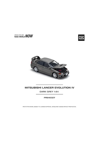 Pop Race Mitsubishi Lancer Evolution Iv Dark G Pr640327