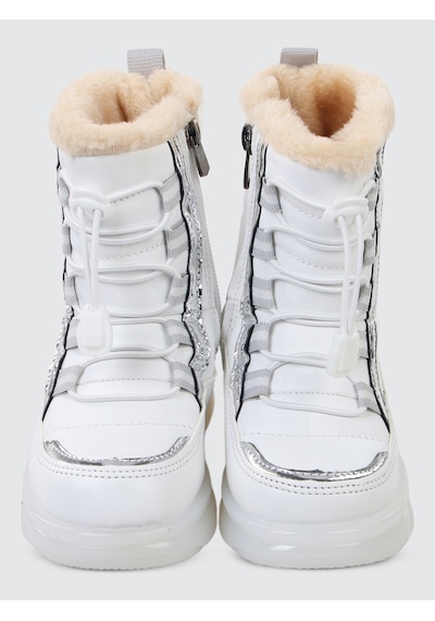 Civil Boots Kız Çocuk Bot 23-25 Numara Beyaz