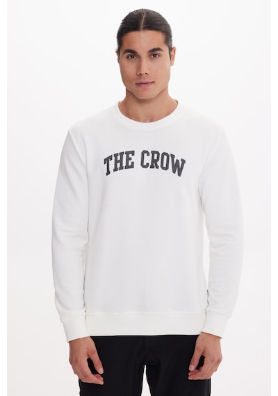 The Crow Crow Ekru O-yaka Sweatshırt Ekru