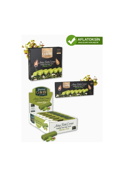 Antep Fıstık Ezmesi 3'ü Paket 500gr -200gr - 12 X 30gr Sargılı