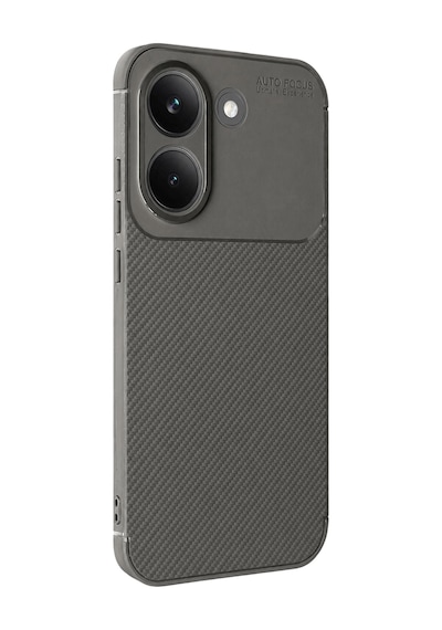 Gpack Xaiomi Poco X8 Pro Kılıf Negro Karbon Desen Silikon Gri