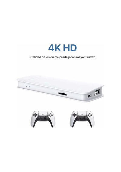 Retro Oyun Konsolu 4k Hdmı Çıkışlı 64 Gb Oyun Yüklü Çift Joystick 8-bit 16-bit Klasikler Aile Ve Çocuklar Için