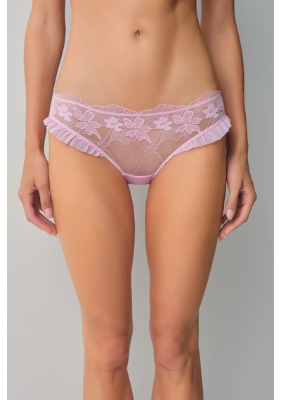 Suwen Scarlet Dantelli Slip Külot Wsl10210204077 Pembe
