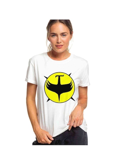 Zagor Patrick Wilding Baskılı Beyaz Kadın Tshirt