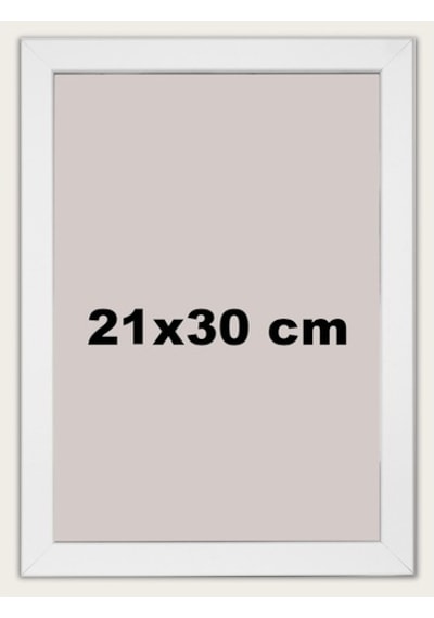 21X30 Beyaz Çerçeve