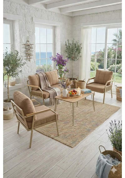 Ard & Garden Daisy Makrome Örgülü 211 Masalı Kahverengi Balkon & Bahçe Mobilyası Seti Balkon Takımı Kahverengi Ard & Garden Daisy Makrome Örgülü 211 Masalı Kahverengi Balkon & Bahçe Mobilyası Seti Balkon Takımı Kahverengi