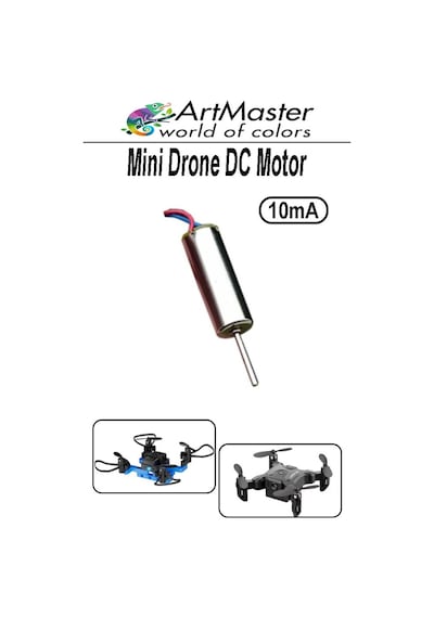 Mini Drone Motoru 1 Adet Çekirdeksiz Yüksek Hızlı Güçlü Deney Dc Dron Motoru Uçak Mini Drone Motoru Okul Helikopter