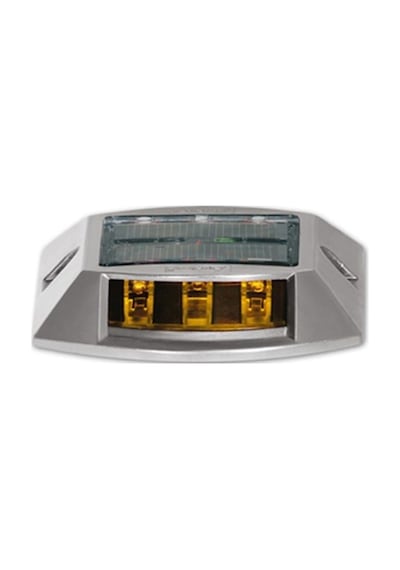 10'lu Set Sarı Solar Yol Butonu 3x3 Ledli