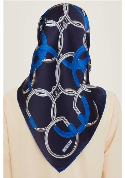 Armine Sura Saf İpek Eşarp 9203d 55 Çok Renkli