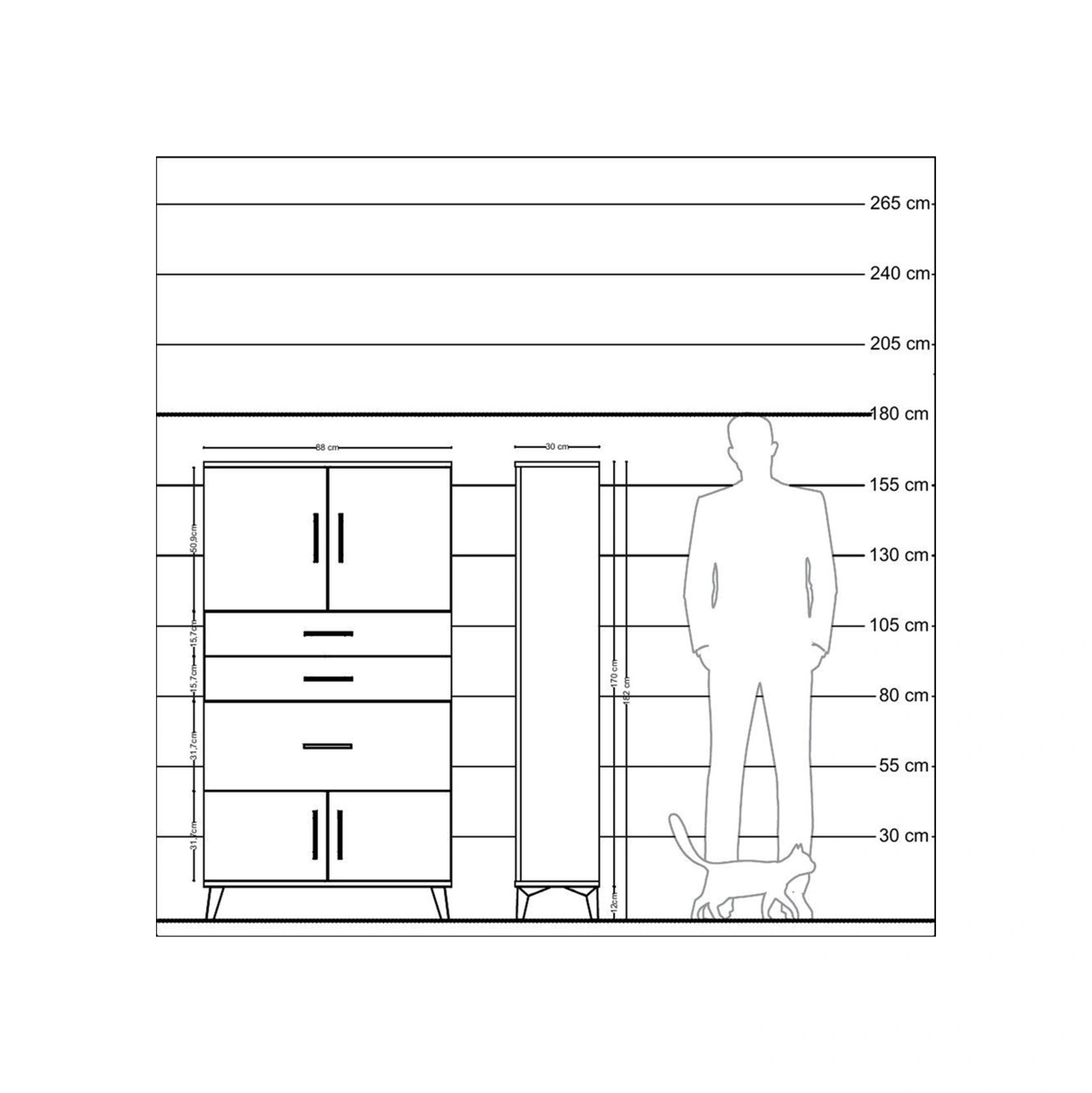 Arges Dolap 2 Raflı 3 Çekmeceli 4 Kapaklı 88x30x163 Çam-aytaşı Çam Arges Dolap 2 Raflı 3 Çekmeceli 4 Kapaklı 88x30x163 Çam-aytaşı Çam