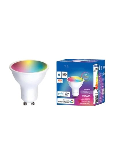 Led Akıllı Rgb Gu10 Lamba - Wi-fi Ve Bluetooth Uyumlu, 4w